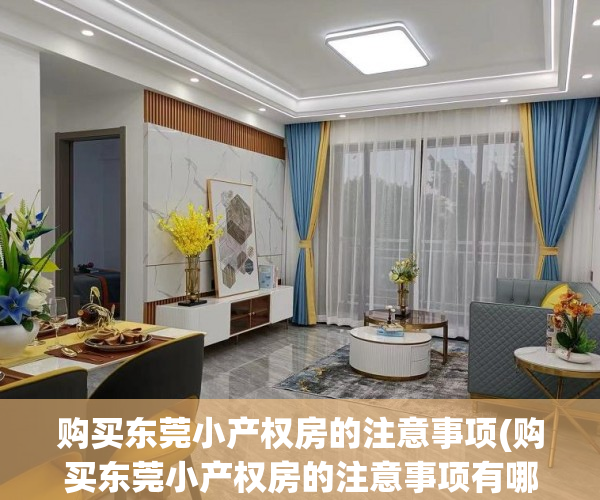 购买东莞小产权房的注意事项(购买东莞小产权房的注意事项有哪些)