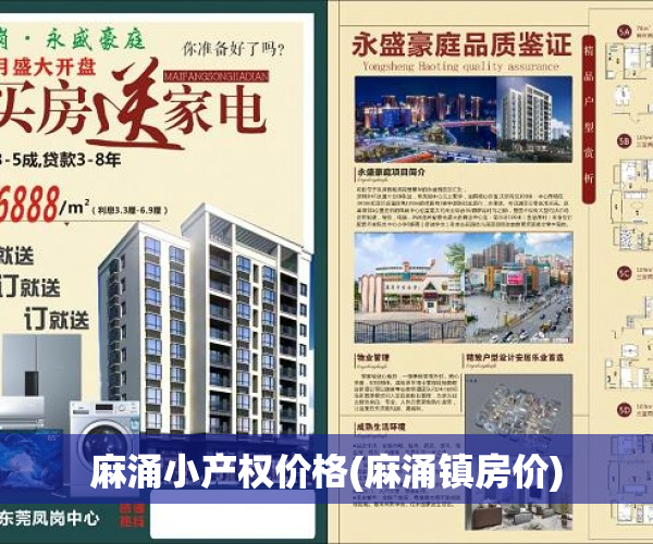 麻涌小产权价格(麻涌镇房价)