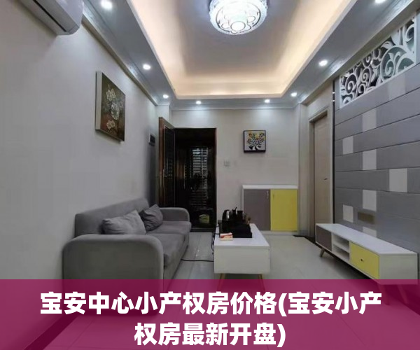 宝安中心小产权房价格(宝安小产权房最新开盘)