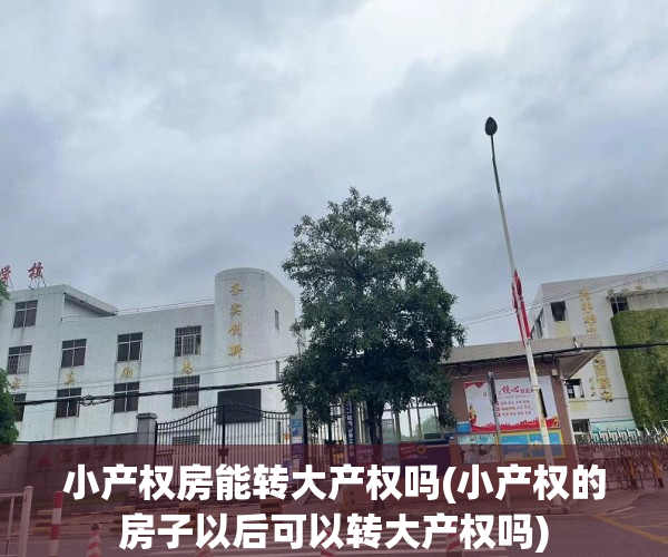 小产权房能转大产权吗(小产权的房子以后可以转大产权吗) 小产权房能转大产权吗(小产权的房子以后可以转大产权吗)