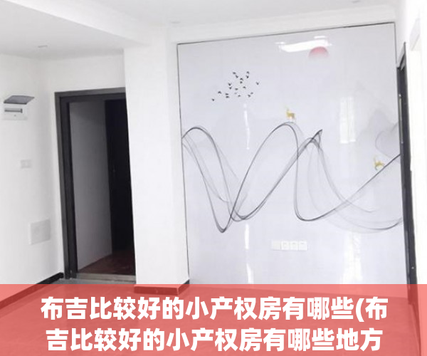 布吉比较好的小产权房有哪些(布吉比较好的小产权房有哪些地方)
