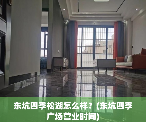 东坑四季松湖怎么样？(东坑四季广场营业时间)