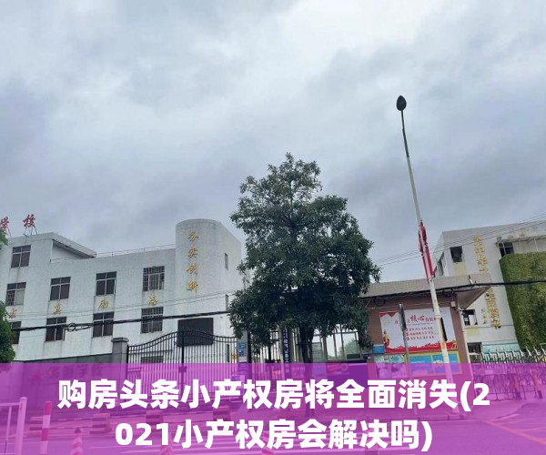 购房头条小产权房将全面消失(2021小产权房会解决吗)