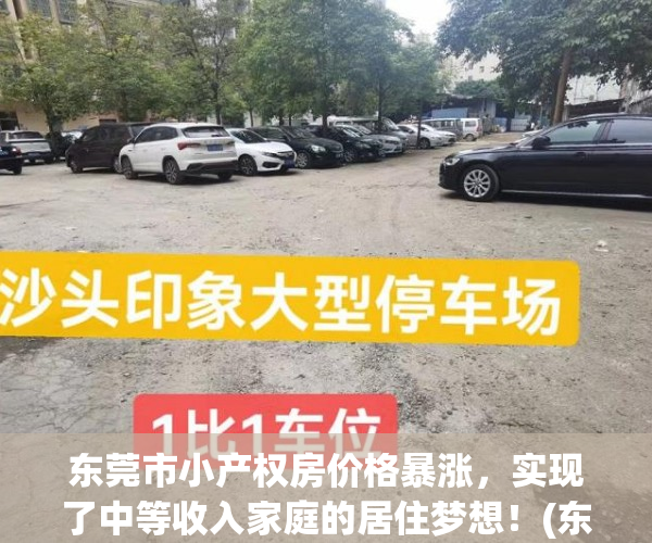 东莞市小产权房价格暴涨，实现了中等收入家庭的居住梦想！(东莞小产权房最低特价)