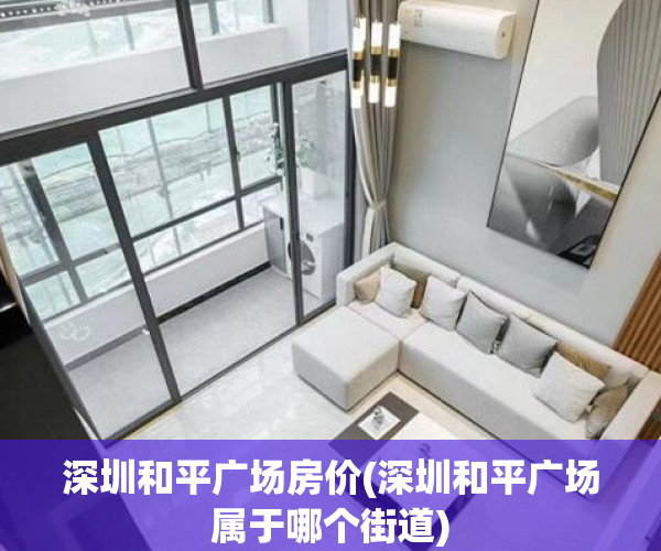 深圳和平广场房价(深圳和平广场属于哪个街道)