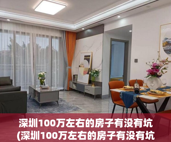 深圳100万左右的房子有没有坑(深圳100万左右的房子有没有坑人的)