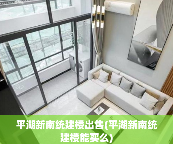 平湖新南统建楼出售(平湖新南统建楼能买么)
