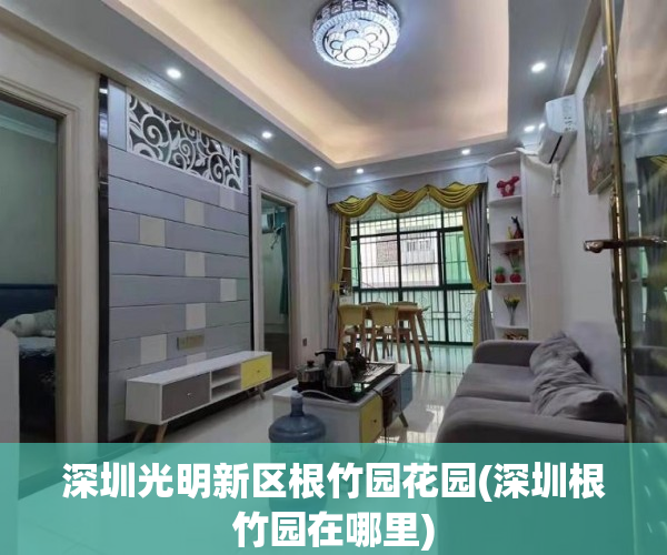 深圳光明新区根竹园花园(深圳根竹园在哪里)