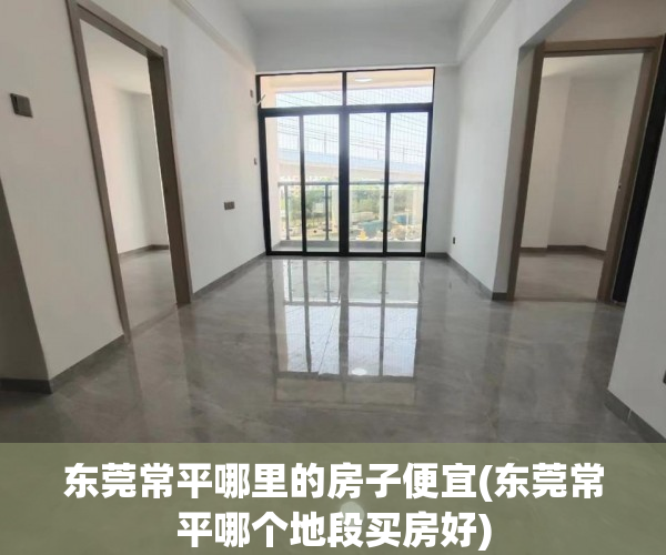 东莞常平哪里的房子便宜(东莞常平哪个地段买房好)