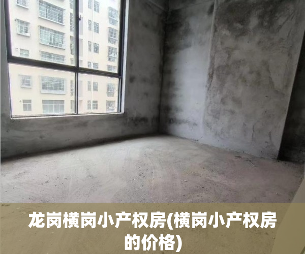 龙岗横岗小产权房(横岗小产权房的价格) 龙岗横岗小产权房(横岗小产权房的价格)
