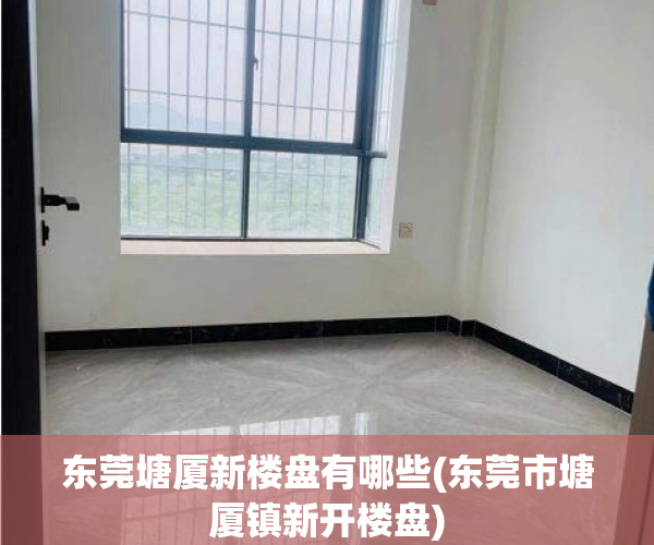 东莞塘厦新楼盘有哪些(东莞市塘厦镇新开楼盘) 东莞塘厦新楼盘有哪些(东莞市塘厦镇新开楼盘)