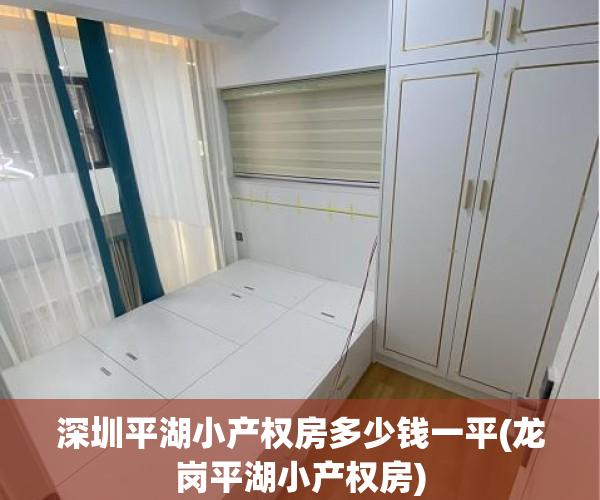 深圳平湖小产权房多少钱一平(龙岗平湖小产权房)