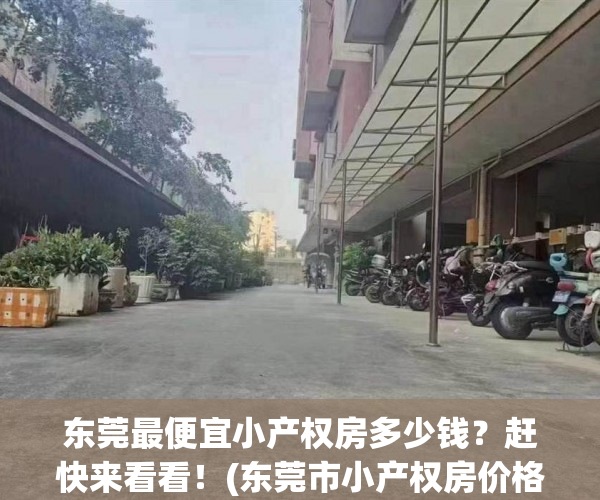 东莞最便宜小产权房多少钱？赶快来看看！(东莞市小产权房价格)