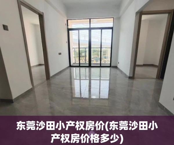 东莞沙田小产权房价(东莞沙田小产权房价格多少) 东莞沙田小产权房价(东莞沙田小产权房价格多少)