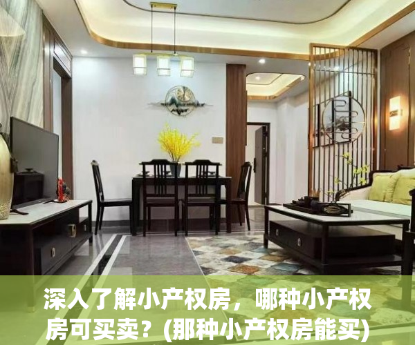 深入了解小产权房，哪种小产权房可买卖？(那种小产权房能买)