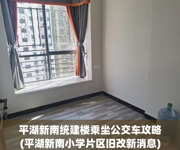 平湖新南统建楼乘坐公交车攻略(平湖新南小学片区旧改新消息)
