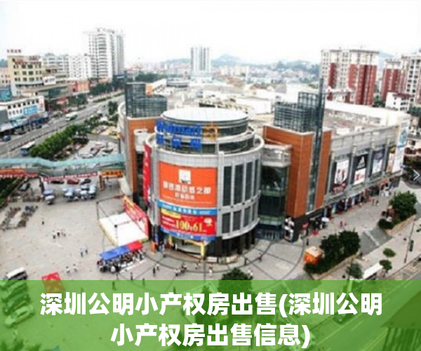 深圳公明小产权房出售(深圳公明小产权房出售信息)