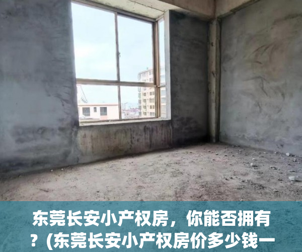 东莞长安小产权房，你能否拥有？(东莞长安小产权房价多少钱一平米)