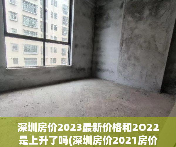 深圳房价2023最新价格和2O22是上升了吗(深圳房价2021房价走势)