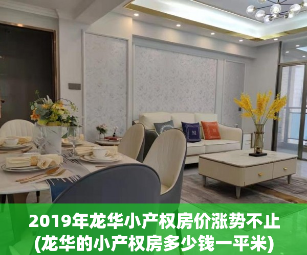 2019年龙华小产权房价涨势不止(龙华的小产权房多少钱一平米)