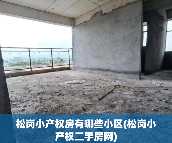 松岗小产权房有哪些小区(松岗小产权二手房网)