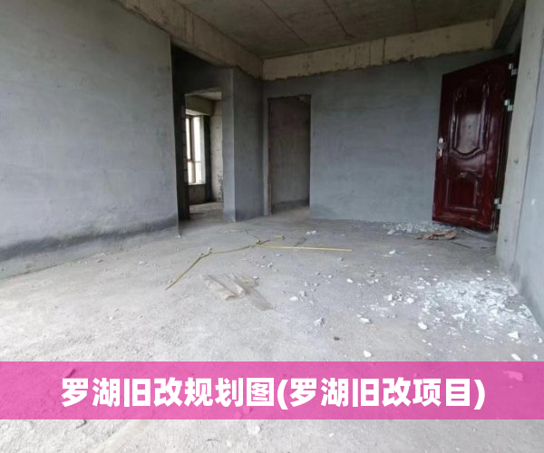 罗湖旧改规划图(罗湖旧改项目)