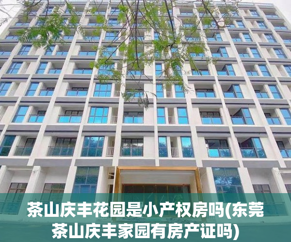 茶山庆丰花园是小产权房吗(东莞茶山庆丰家园有房产证吗) 茶山庆丰花园是小产权房吗(东莞茶山庆丰家园有房产证吗)