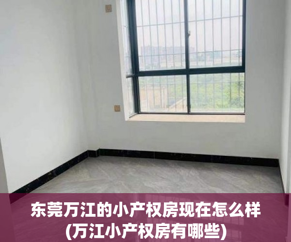 东莞万江的小产权房现在怎么样(万江小产权房有哪些) 东莞万江的小产权房现在怎么样(万江小产权房有哪些)