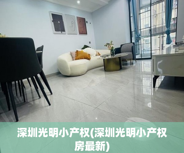 深圳光明小产权(深圳光明小产权房最新)