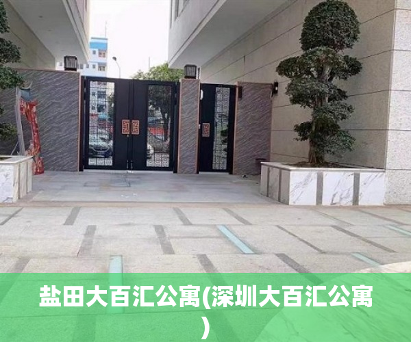 盐田大百汇公寓(深圳大百汇公寓) 盐田大百汇公寓(深圳大百汇公寓)