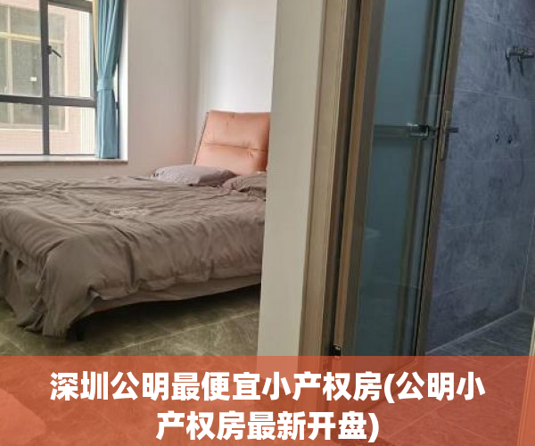 深圳公明最便宜小产权房(公明小产权房最新开盘) 深圳公明最便宜小产权房(公明小产权房最新开盘)