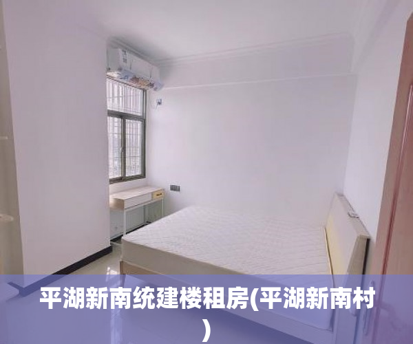 平湖新南统建楼租房(平湖新南村)