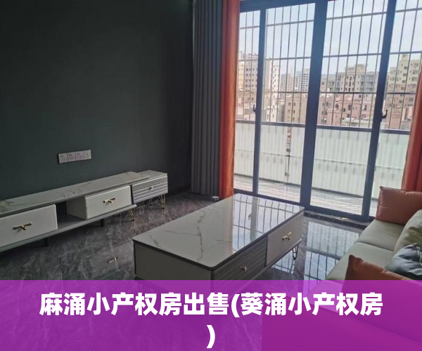 麻涌小产权房出售(葵涌小产权房)