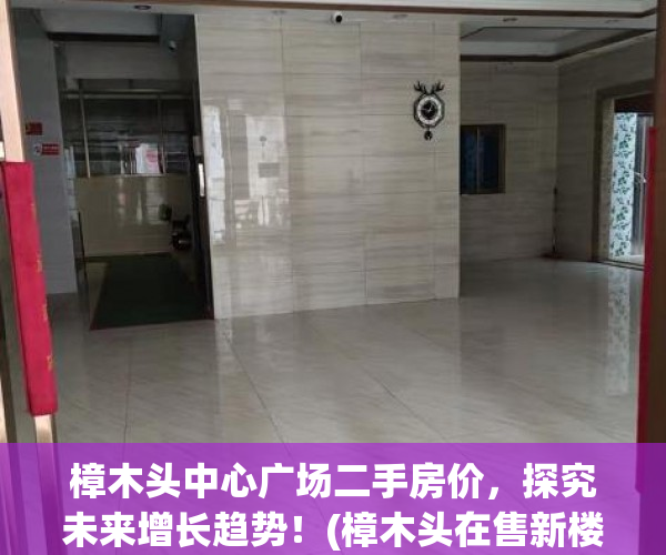 樟木头中心广场二手房价，探究未来增长趋势！(樟木头在售新楼盘)