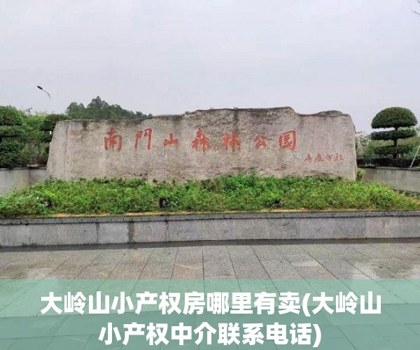 大岭山小产权房哪里有卖(大岭山小产权中介联系电话) 大岭山小产权房哪里有卖(大岭山小产权中介联系电话)
