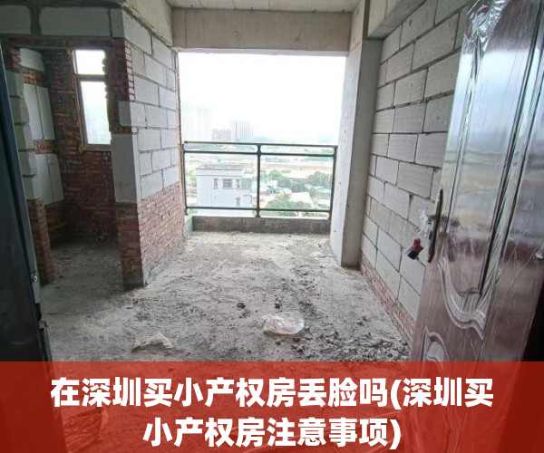 在深圳买小产权房丢脸吗(深圳买小产权房注意事项)