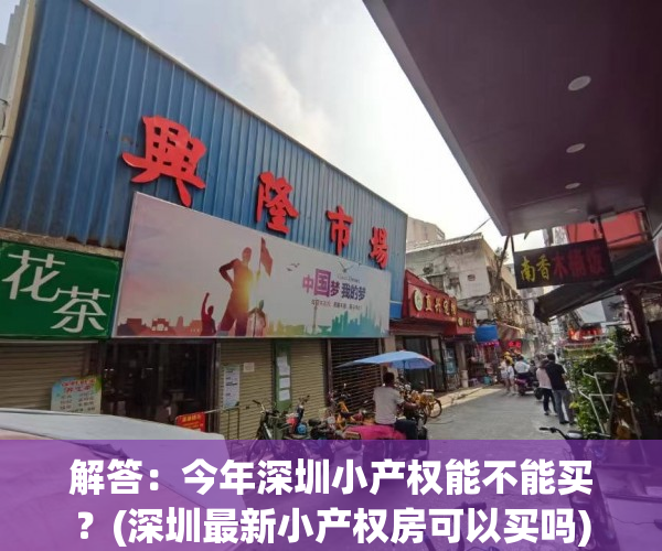 解答：今年深圳小产权能不能买？(深圳最新小产权房可以买吗)