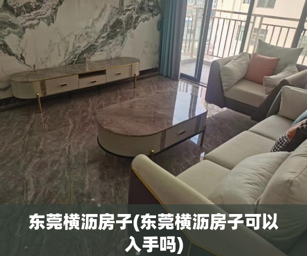 东莞横沥房子(东莞横沥房子可以入手吗)