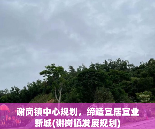 谢岗镇中心规划，缔造宜居宜业新城(谢岗镇发展规划)