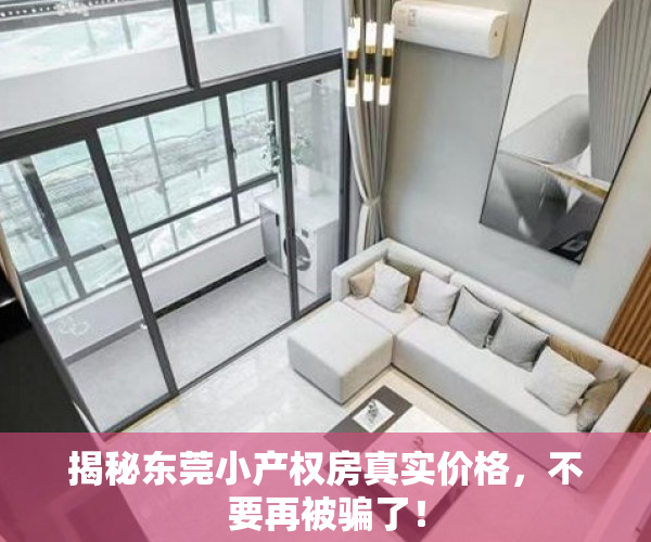 揭秘东莞小产权房真实价格，不要再被骗了！