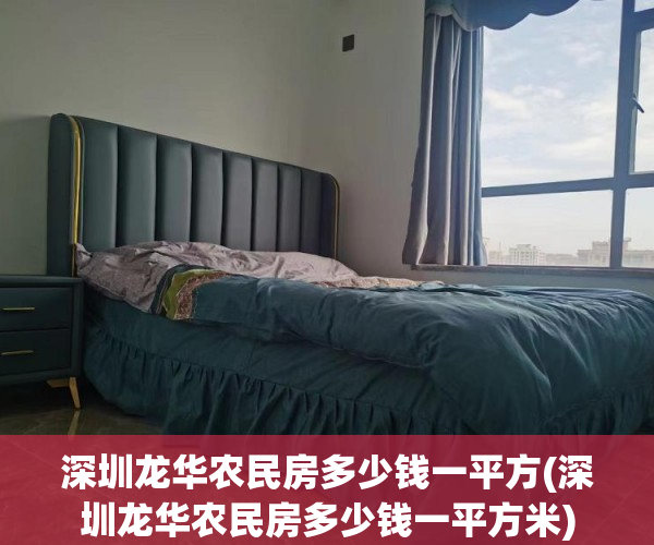 深圳龙华农民房多少钱一平方(深圳龙华农民房多少钱一平方米)