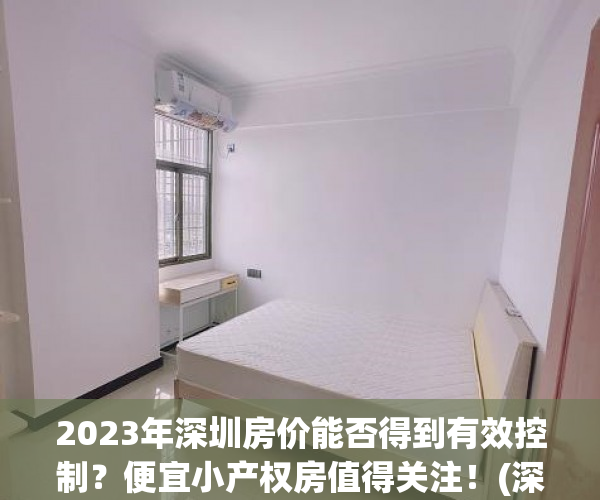 2023年深圳房价能否得到有效控制？便宜小产权房值得关注！(深圳房价2023年暴涨)