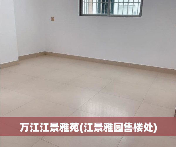 万江江景雅苑(江景雅园售楼处)