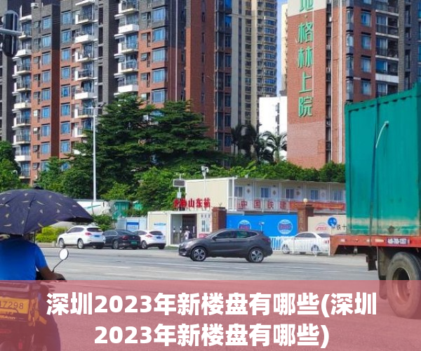 深圳2023年新楼盘有哪些(深圳2023年新楼盘有哪些)