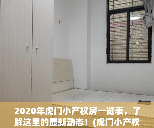 2020年虎门小产权房一览表，了解这里的最新动态！(虎门小产权前景如何)