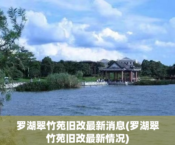 罗湖翠竹苑旧改最新消息(罗湖翠竹苑旧改最新情况)