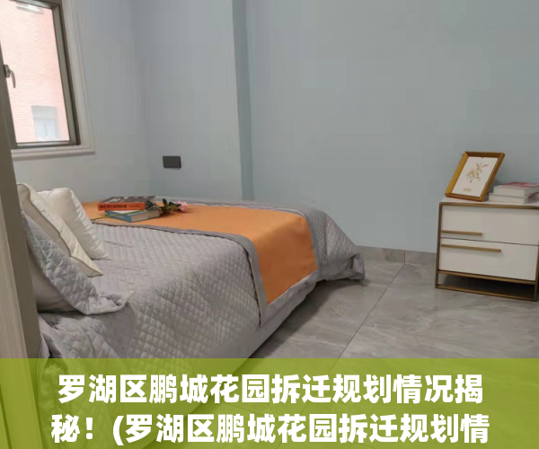 罗湖区鹏城花园拆迁规划情况揭秘！(罗湖区鹏城花园拆迁规划情况揭秘图)