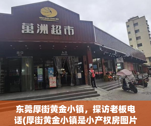 东莞厚街黄金小镇，探访老板电话(厚街黄金小镇是小产权房图片)
