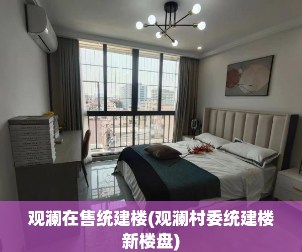 观澜在售统建楼(观澜村委统建楼新楼盘)