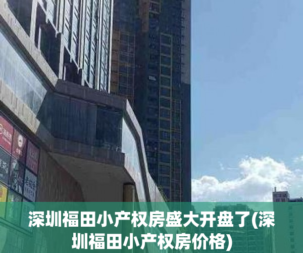 深圳福田小产权房盛大开盘了(深圳福田小产权房价格) 深圳福田小产权房盛大开盘了(深圳福田小产权房价格)